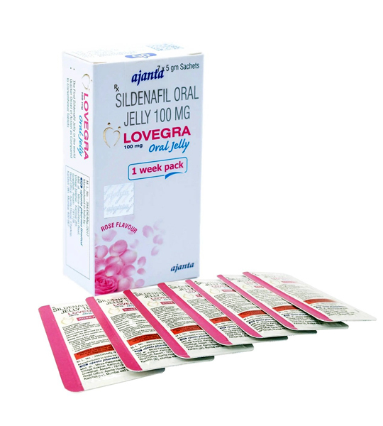 Lovegra 100mg Oral Jelly